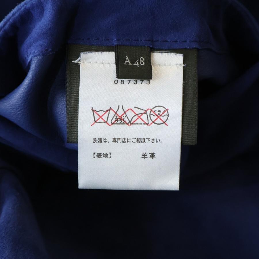 Berluti ベルルッティ スウェードレザー ジップアップパーカー ブルー R09LBU07KAAT_6