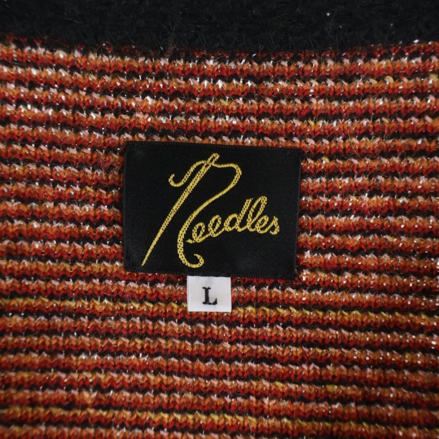 Needles (beams別注) カーディガン Needles（ニードルス） 23AW×BEAMS JAPAN ビームス フレイムパターン