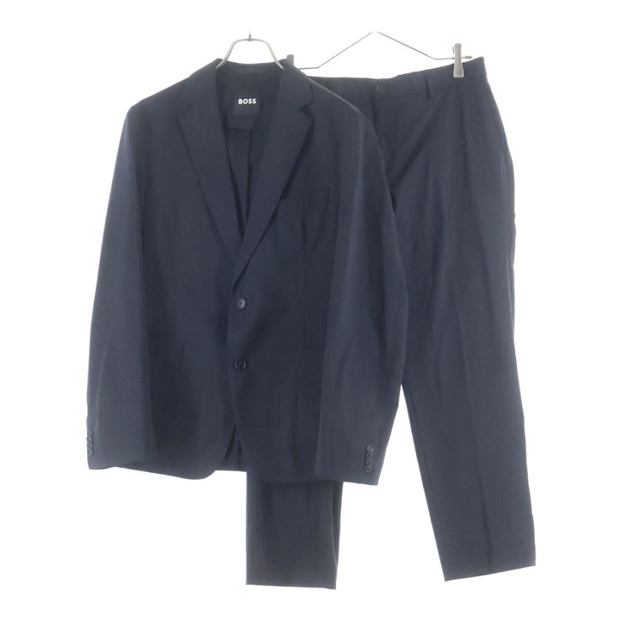 美品✨ヒューゴ　トラベルスーツ　セットアップ　スーパーフレックス　ストレッチ　黒 HUGO BOSS（ヒューゴ・ボス） BOSS ボス ストレッチ セットアップ