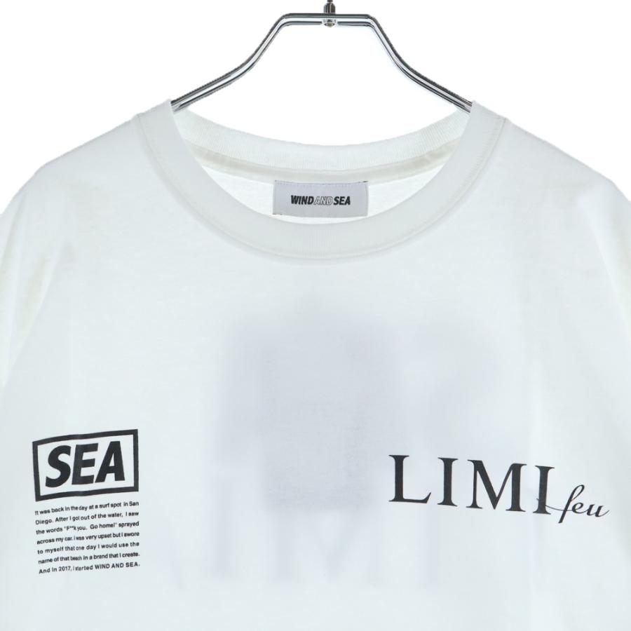 LIMI feu 半袖トップス ホワイト WIND AND SEA（ウィンダンシー） 20SS×LIMI feu リミ フゥ ロゴ