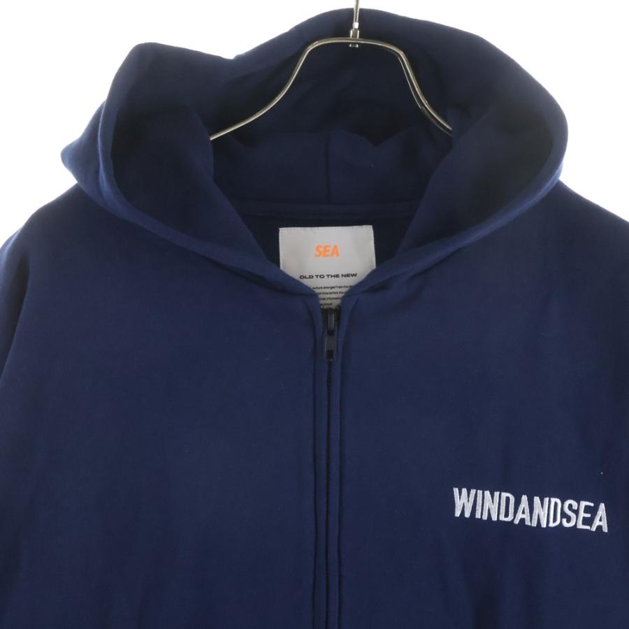 WIND AND SEA（ウィンダンシー） 19AW SEA BIG ZIP HOODIE ロゴ