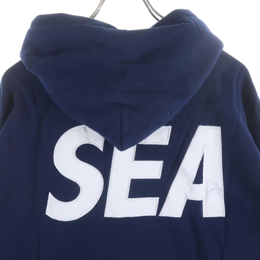 WIND AND SEA（ウィンダンシー） 19AW SEA BIG ZIP HOODIE ロゴ