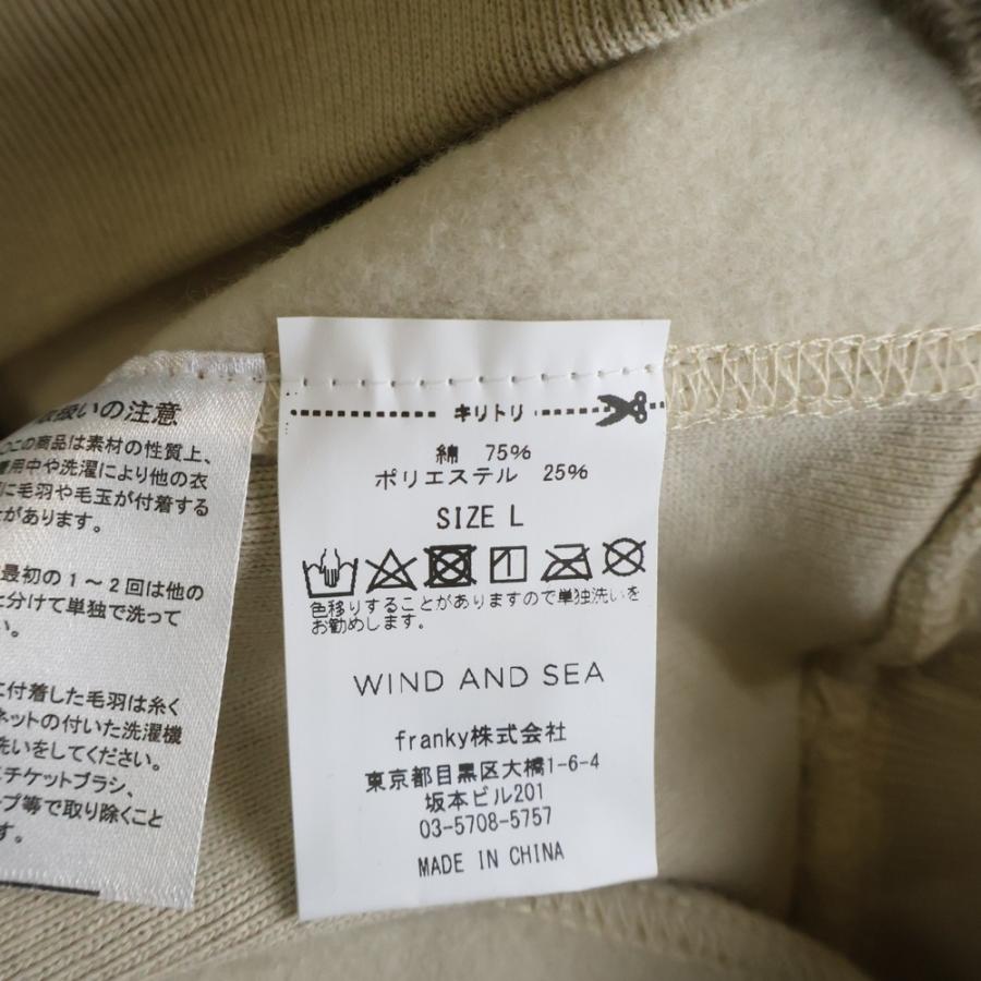 WIND AND SEA（ウィンダンシー） 3周年記念 プリントロゴ スウェット