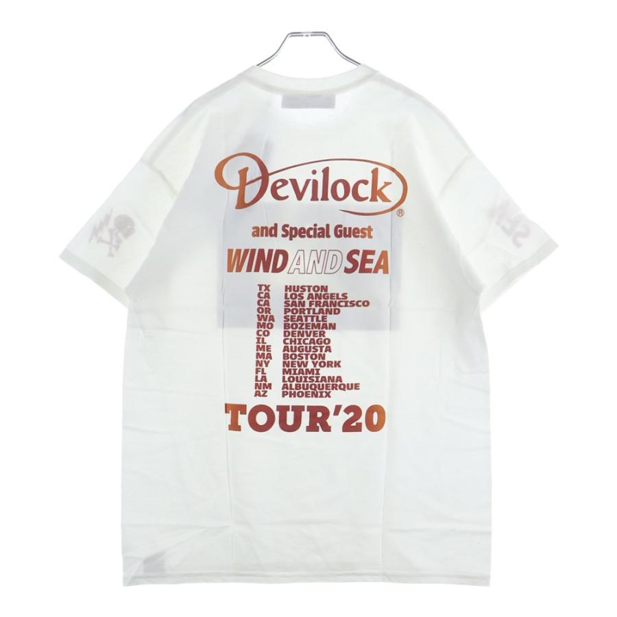 Lサイズ スカルTシャツ 【未使用品タグ付】ウィンダンシー×Devilock WIND T-SHIRT Tour ×Devilock 20SS SEA（ウィンダンシー） AND トップス