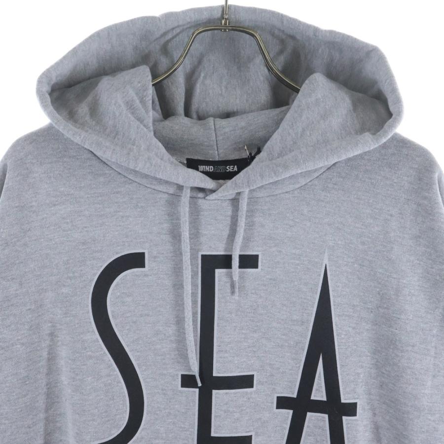 WIND AND SEA（ウィンダンシー） SEA (wavy) HOODIE ロゴ プリント