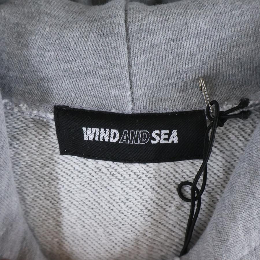 WIND AND SEA（ウィンダンシー） SEA (wavy) HOODIE ロゴ プリント