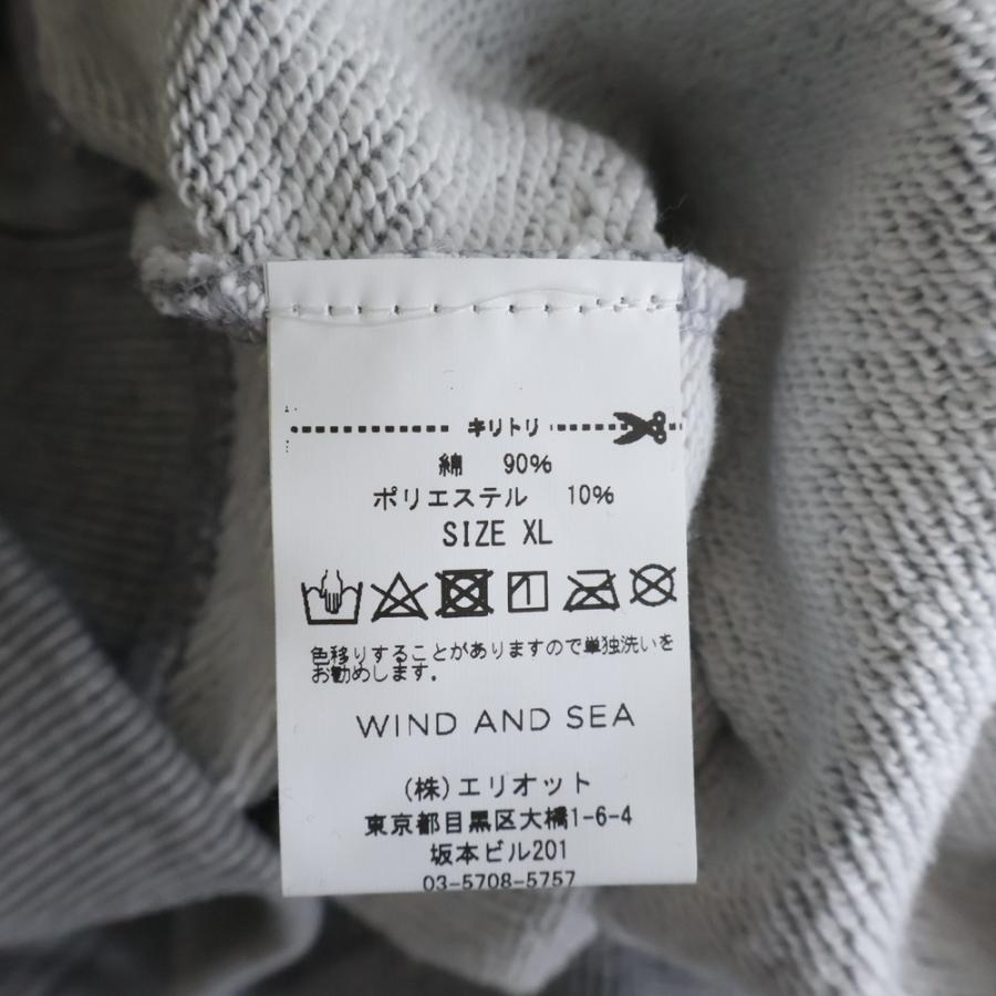 WIND AND SEA（ウィンダンシー） SEA (wavy) HOODIE ロゴ プリント