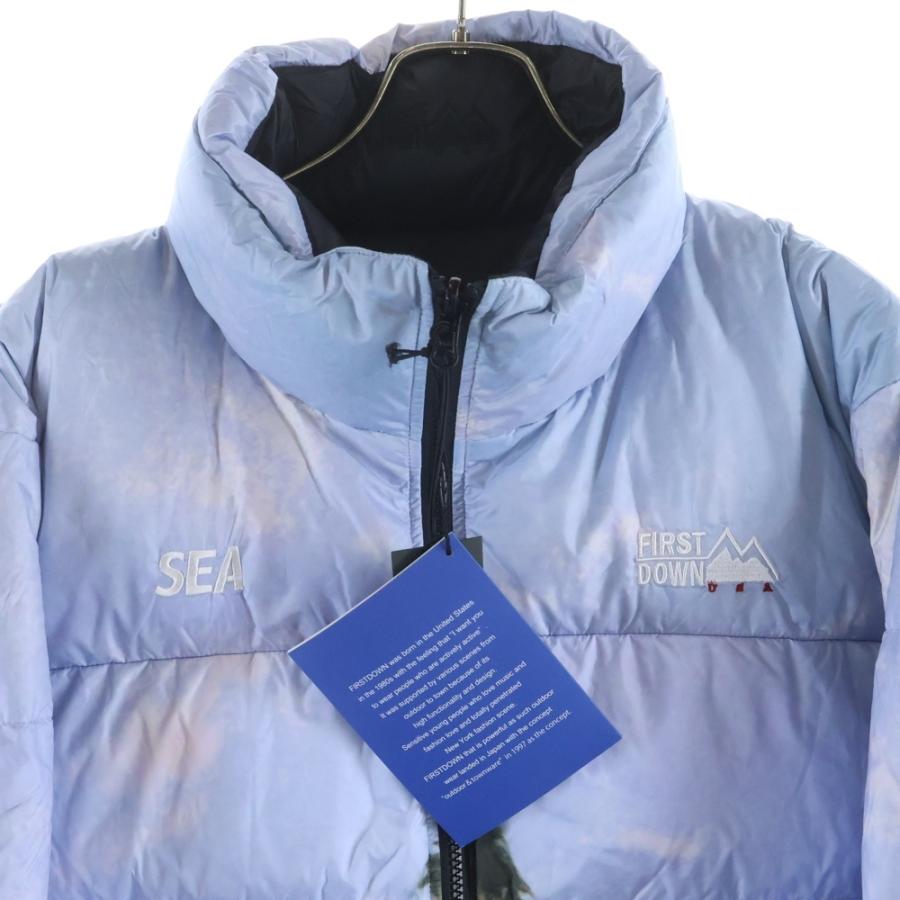 FIRST DOWN × WIND AND SEA パームツリー　ダウン　XL WIND AND SEA（ウィンダンシー） 19AW×FIRST DOWN Reversible Down