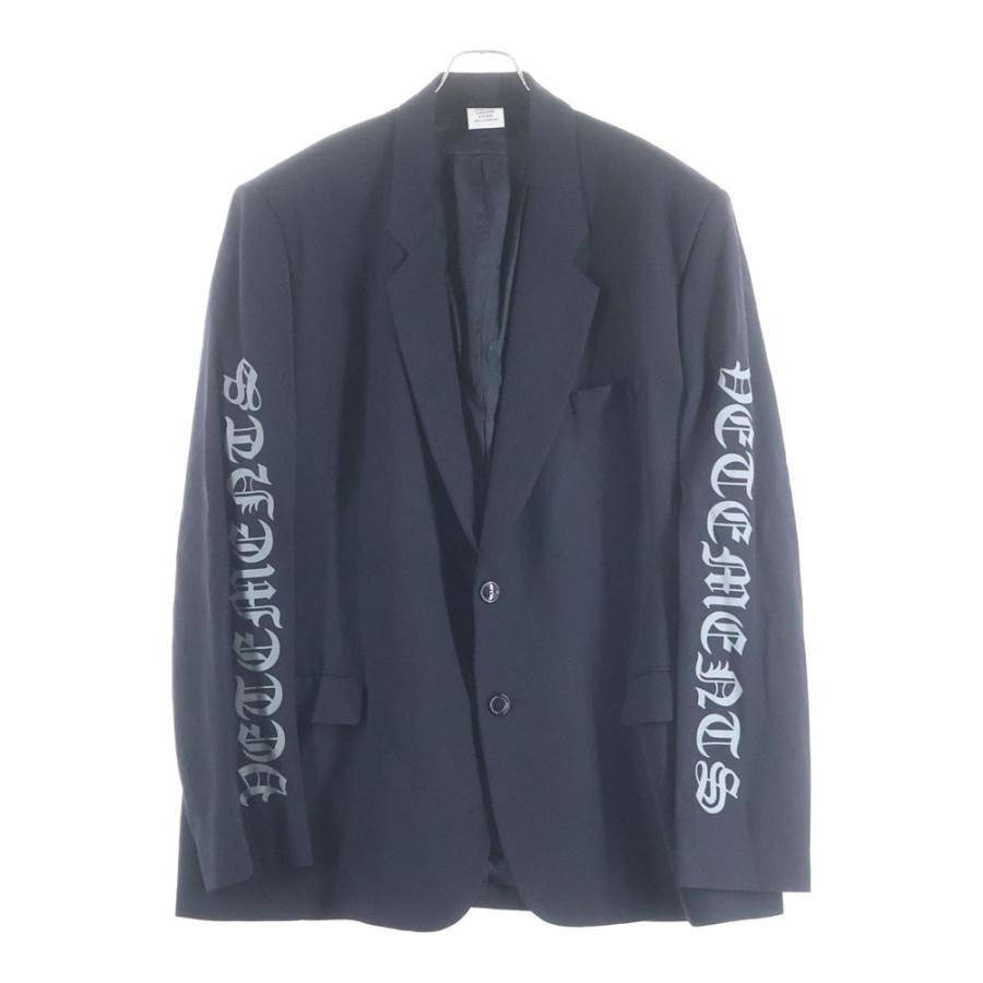 ジャケット・アウター VETEMENTS GOTHIC LOGO EMBROIDERED JACKET VETEMENTS（ヴェトモン） 20SS GOTHIC LOGO EMBROIDERED JACKET
