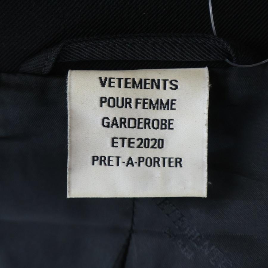 VETEMENTS（ヴェトモン） 20SS GOTHIC LOGO EMBROIDERED JACKET