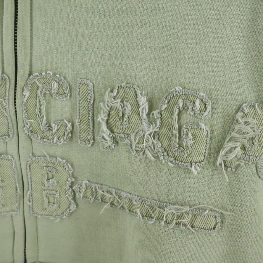 balenciaga 24AW トライバル ダメージ フーディー パーカー BALENCIAGA（バレンシアガ） 24AW Y2K Zip-up Hoodie Regular Fit