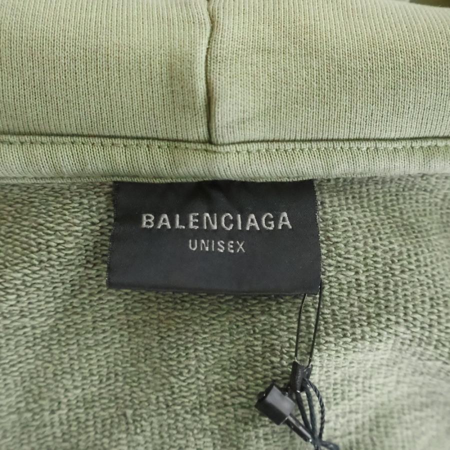 BALENCIAGA（バレンシアガ） 24AW Regular Zip Up Hoodie ダメージ加工