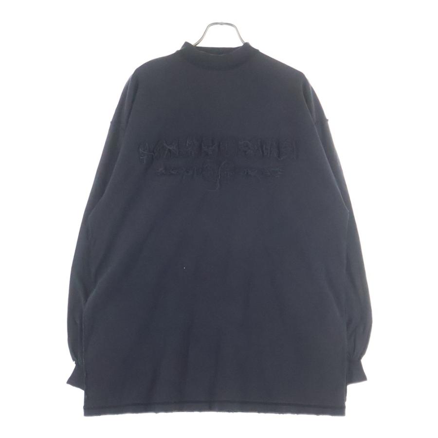 BALENCIAGA バレンシアガ SS25 ロングTシャツ BALENCIAGA（バレンシアガ） 25SS Medium Fit L/S T-Shirt ダメージ