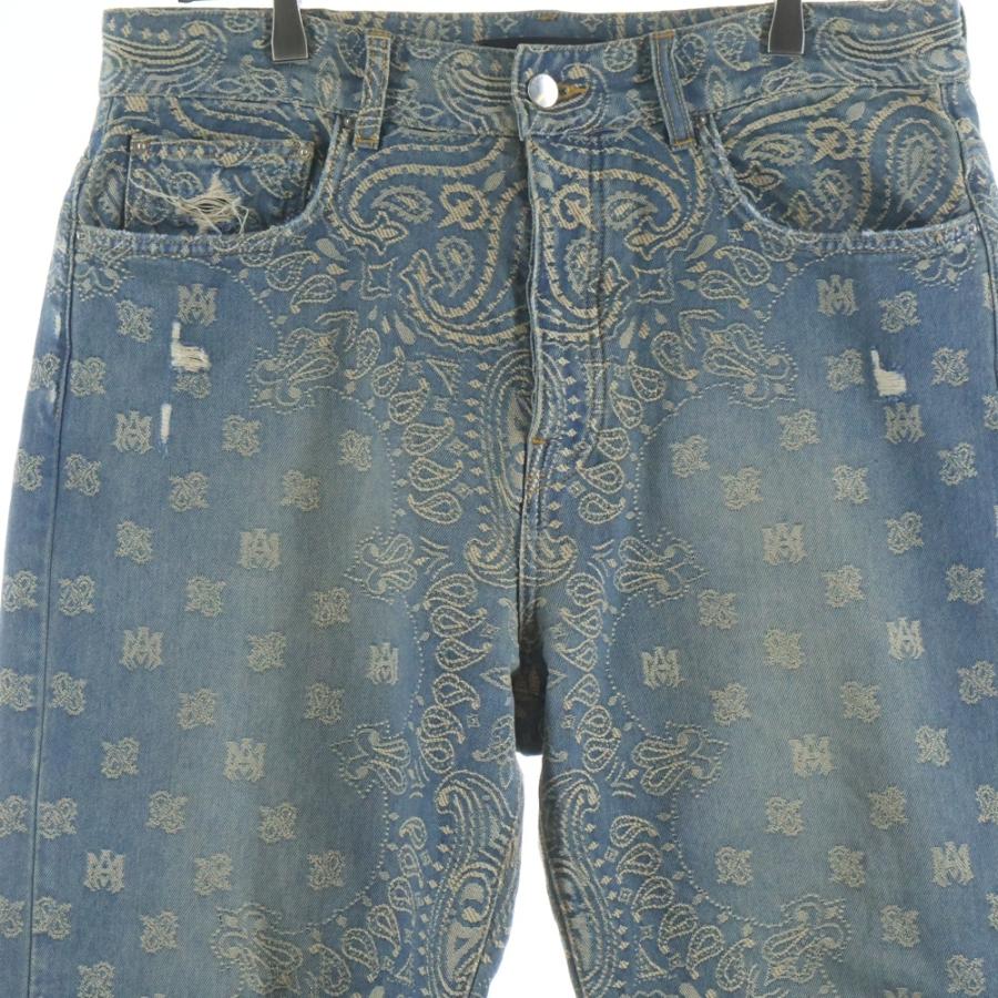 AMIRI（アミリ） Bandana Jacquard Denim Pants バンダナ ジャガード