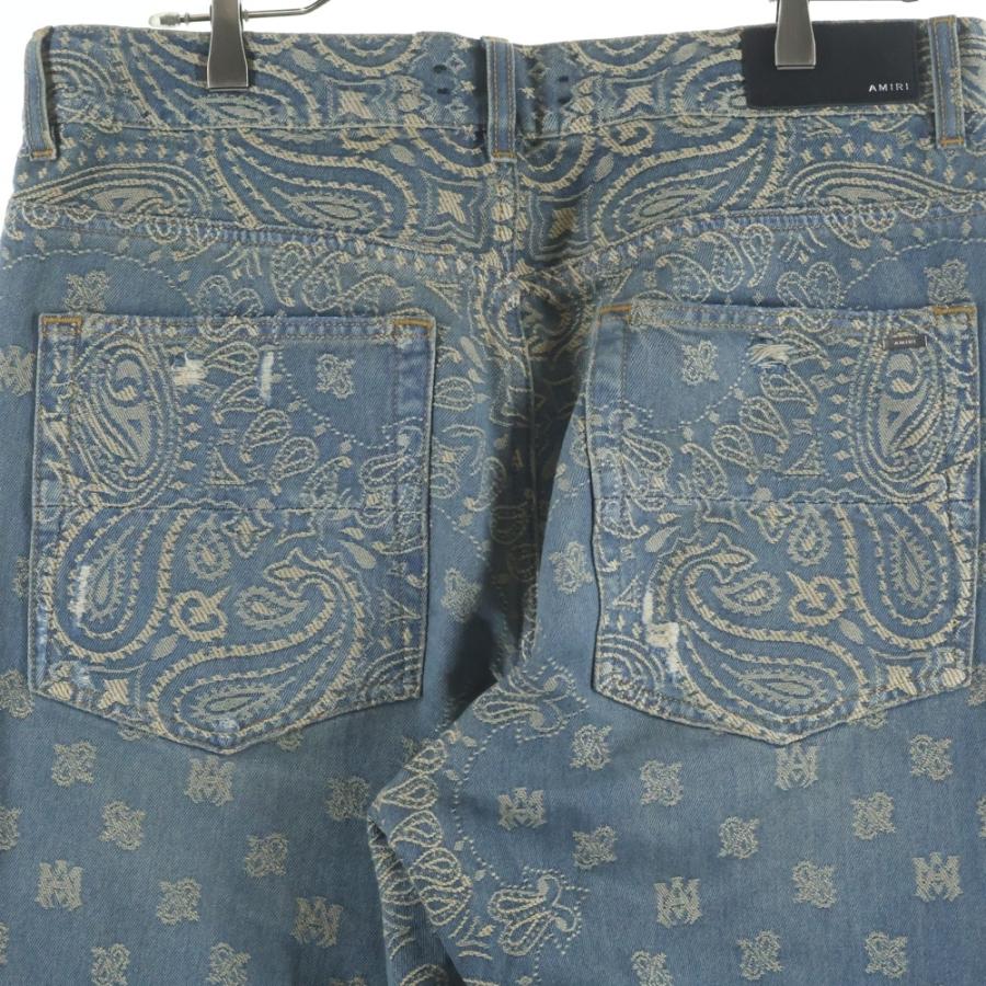 AMIRI（アミリ） Bandana Jacquard Denim Pants バンダナ ジャガード