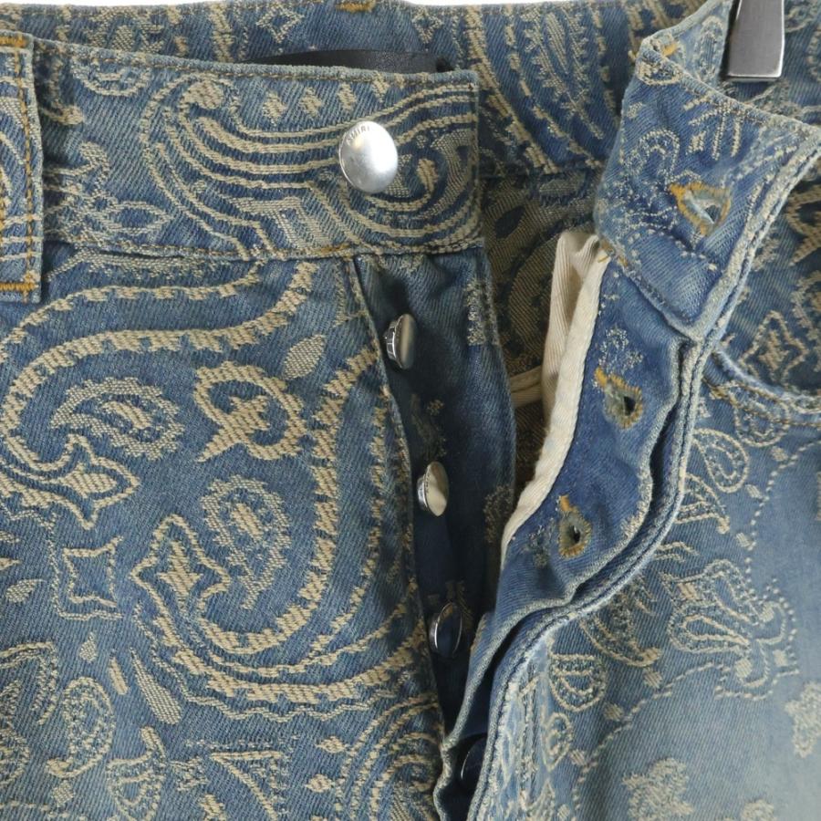 AMIRI（アミリ） Bandana Jacquard Denim Pants バンダナ ジャガード