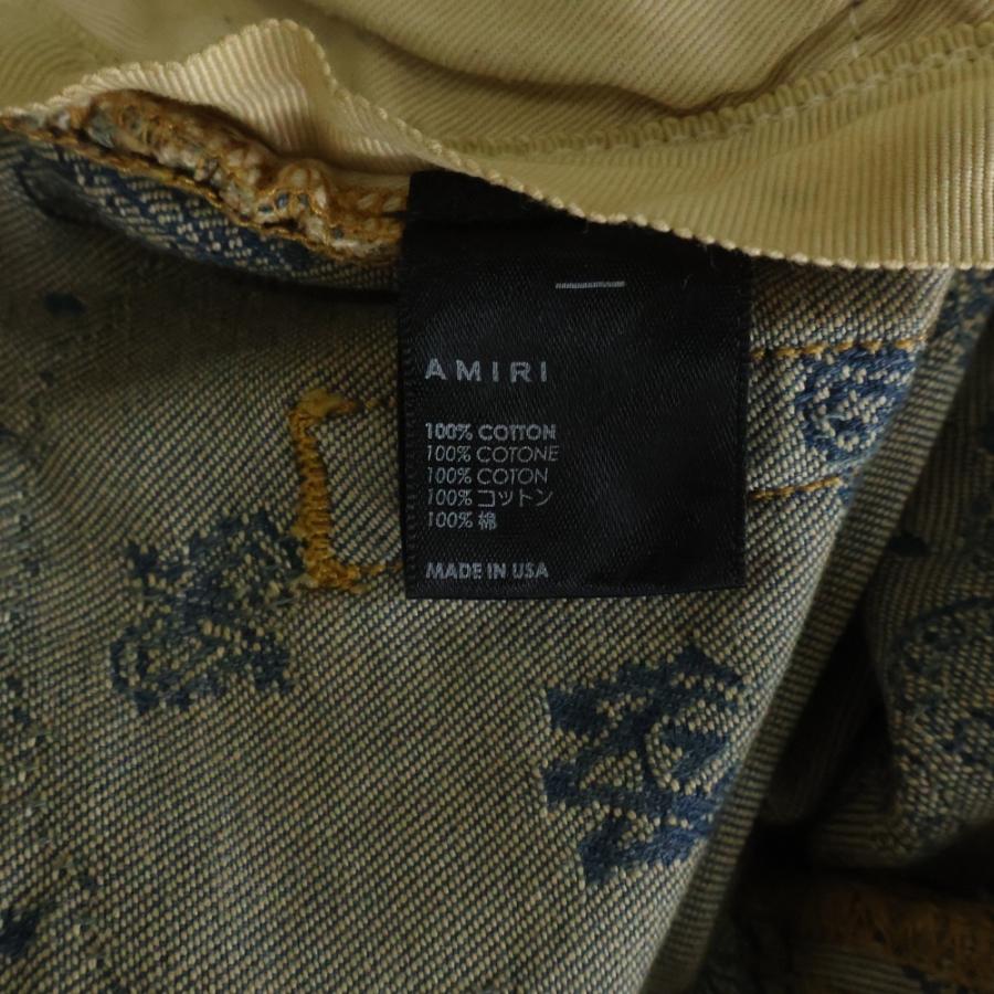 AMIRI（アミリ） Bandana Jacquard Denim Pants バンダナ ジャガード