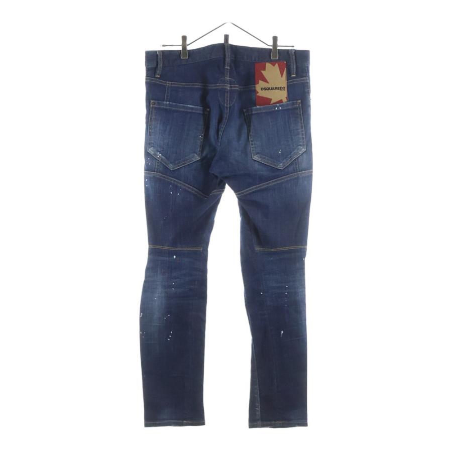 DSQUARED2（ディースクエアード） 20AW Tidy Biker Jean ペイント加工