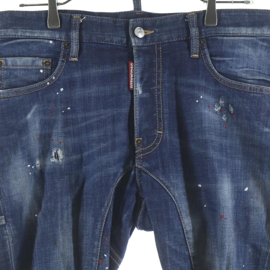 DSQUARED2（ディースクエアード） 20AW Tidy Biker Jean ペイント加工