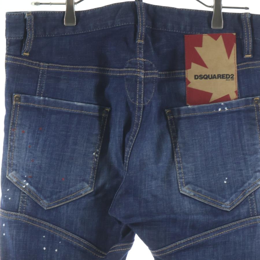 DSQUARED2（ディースクエアード） 20AW Tidy Biker Jean ペイント加工