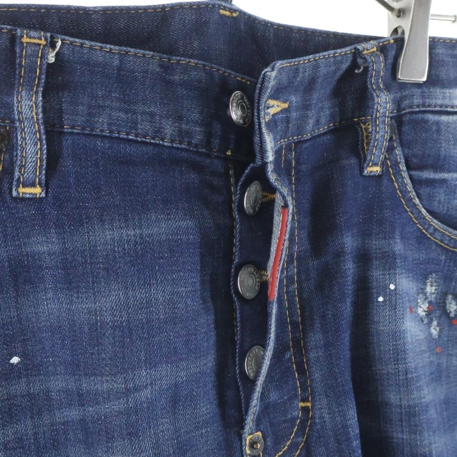 DSQUARED2（ディースクエアード） 20AW Tidy Biker Jean ペイント加工