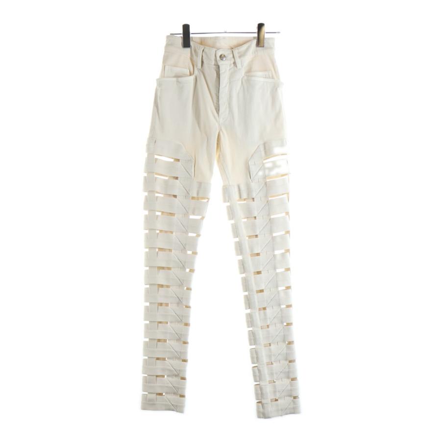 Rick Owens リックオウエンス 22SS SPARTAN JEANS スパルタンジーンズ スキニーパンツ ホワイト RP01B4312-SDW Rick Owens（リック・オウエンス） 22SS SPARTAN JEANS スパルタン