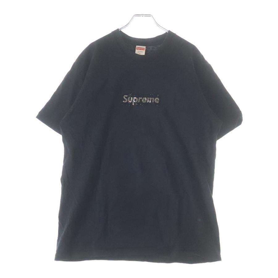 Supreme×Swarovski シュプリームスワロスキーBOXロゴTシャツ Supreme x Swarovski Crystal Box Logo Bogo Tee Shirt White Red