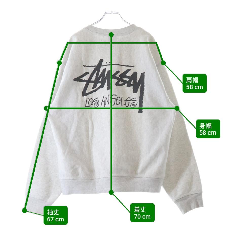STUSSY（ステューシー） STOCK LOS ANGELES CREW SWEAT ロサンゼルス