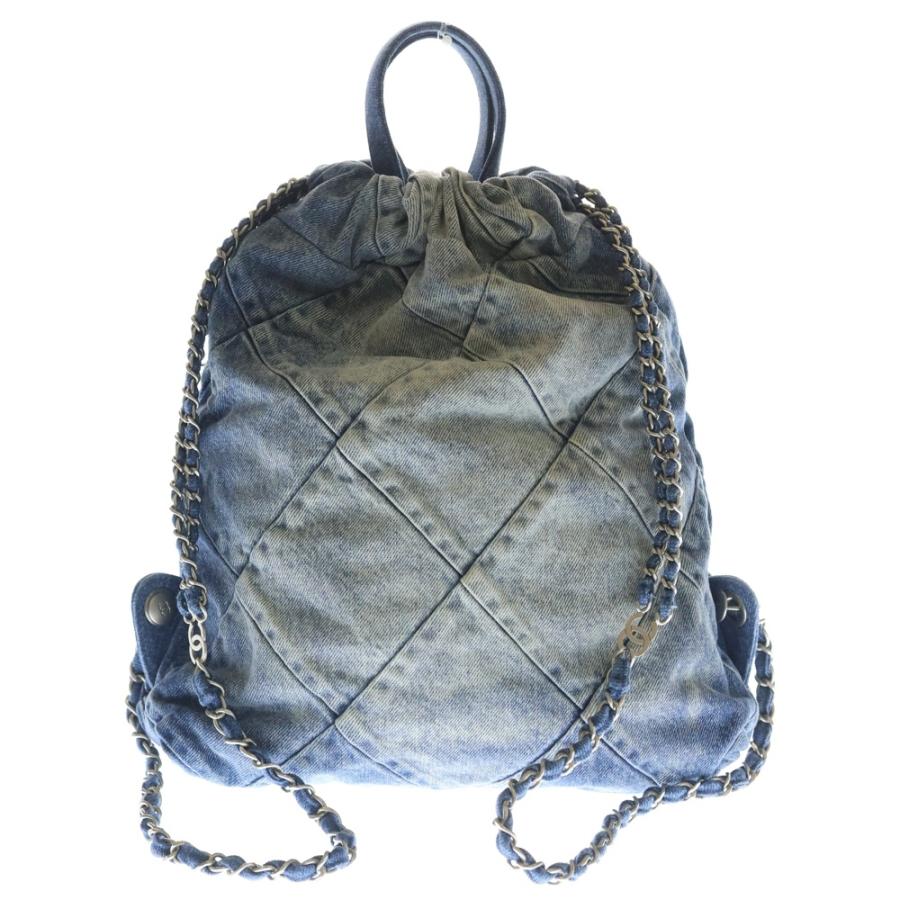 CHANEL（シャネル） Chanel22 Denim Backpack シャネル22 デニムバック