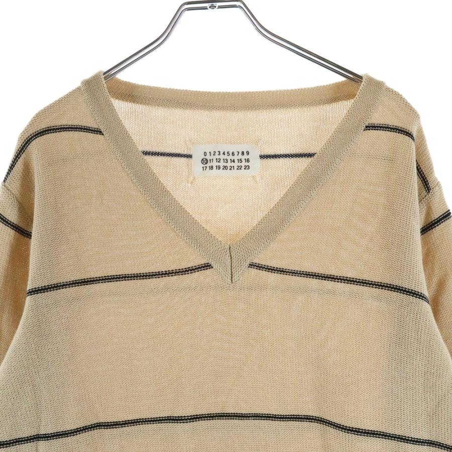 Maison Margiela（メゾンマルジェラ） ミスディアナ期 Vネックボーダー