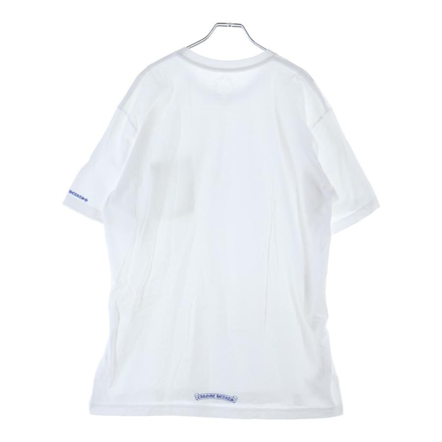CHROME HEARTS ホワイト Tシャツ 半袖 CHROME HEARTS（クロムハーツ） CH T-SHIRT ネックロゴプリント半袖T