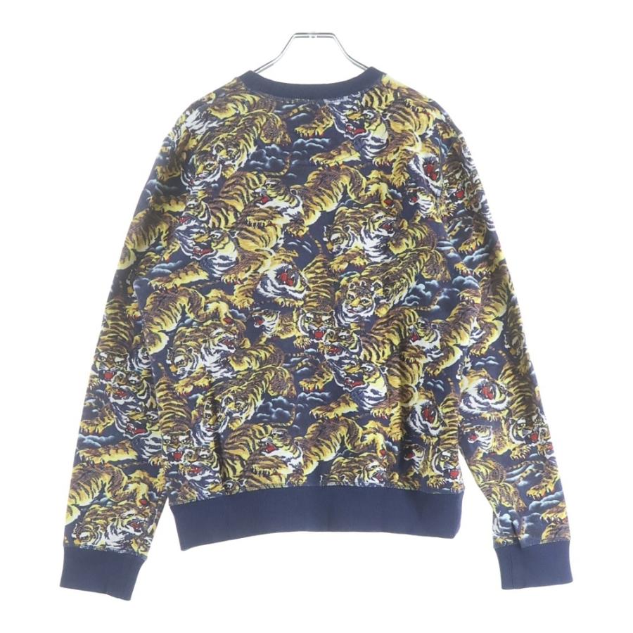 KENZO（ケンゾー） タイガー総柄 クルーネックスウェットトレーナー 
