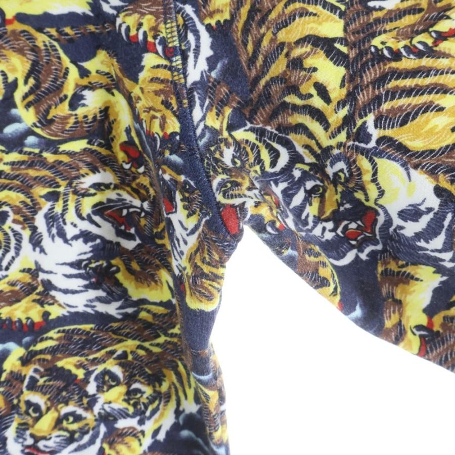 KENZO（ケンゾー） タイガー総柄 クルーネックスウェットトレーナー