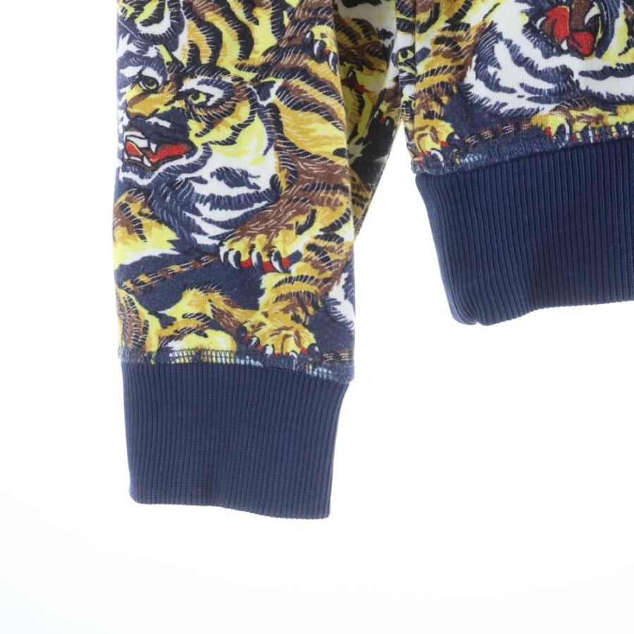 KENZO（ケンゾー） タイガー総柄 クルーネックスウェットトレーナー