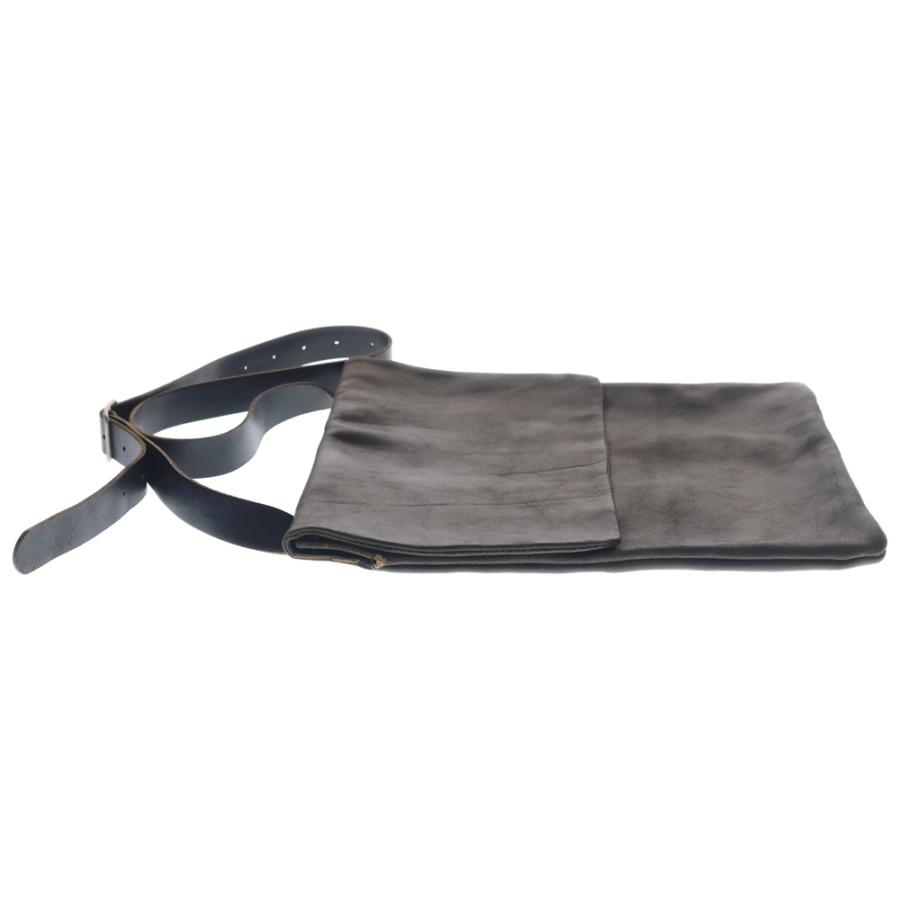 Maison Margiela（メゾンマルジェラ） クラック加工 レザーフラップ 