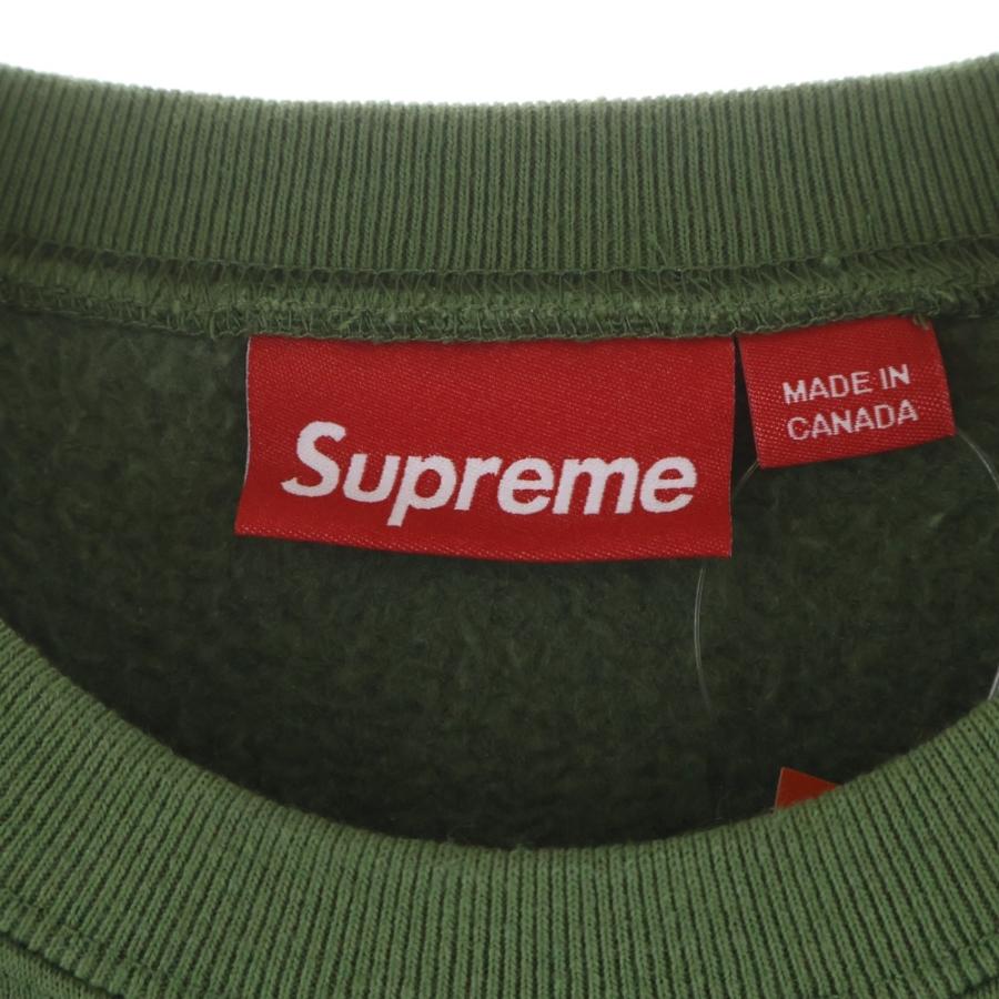 Supreme（シュプリーム） 24AW Small Box Crewneck Olive スモール