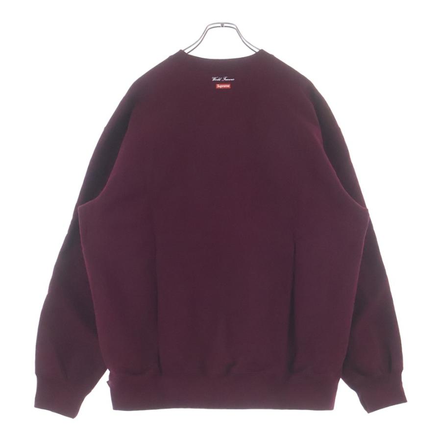 Supreme（シュプリーム） 20AW Aerial Crewneck Burgundy エアリアル 