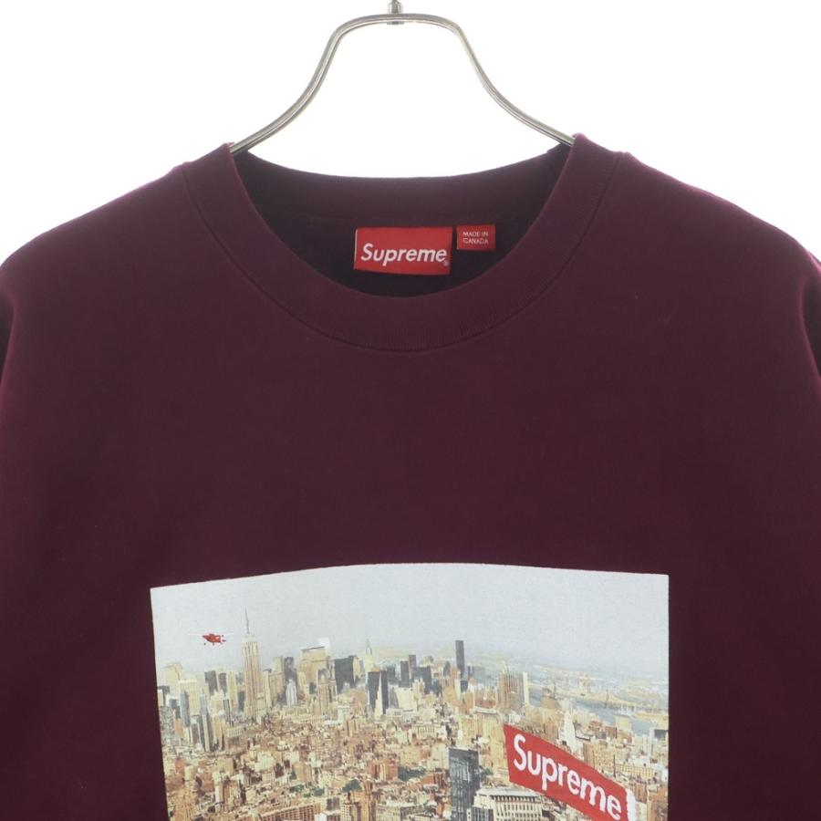 Supreme（シュプリーム） 20AW Aerial Crewneck Burgundy エアリアル 