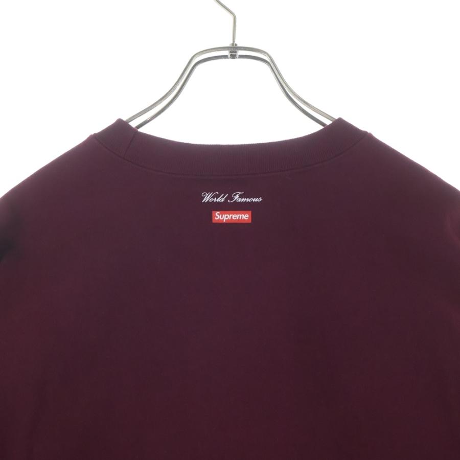Supreme（シュプリーム） 20AW Aerial Crewneck Burgundy エアリアル 