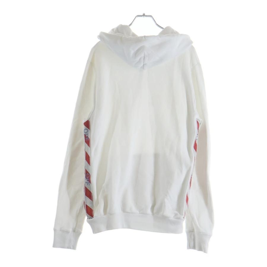 OFF-WHITE オフホワイト 18SS Tape Logo Hoodie タープロゴ プルオーバースウェットパーカー フーディー ホワイト OMBB032S18003008 OFF-WHITE オフホワイト 18SS Tape Logo Hoodie タープロゴ プル