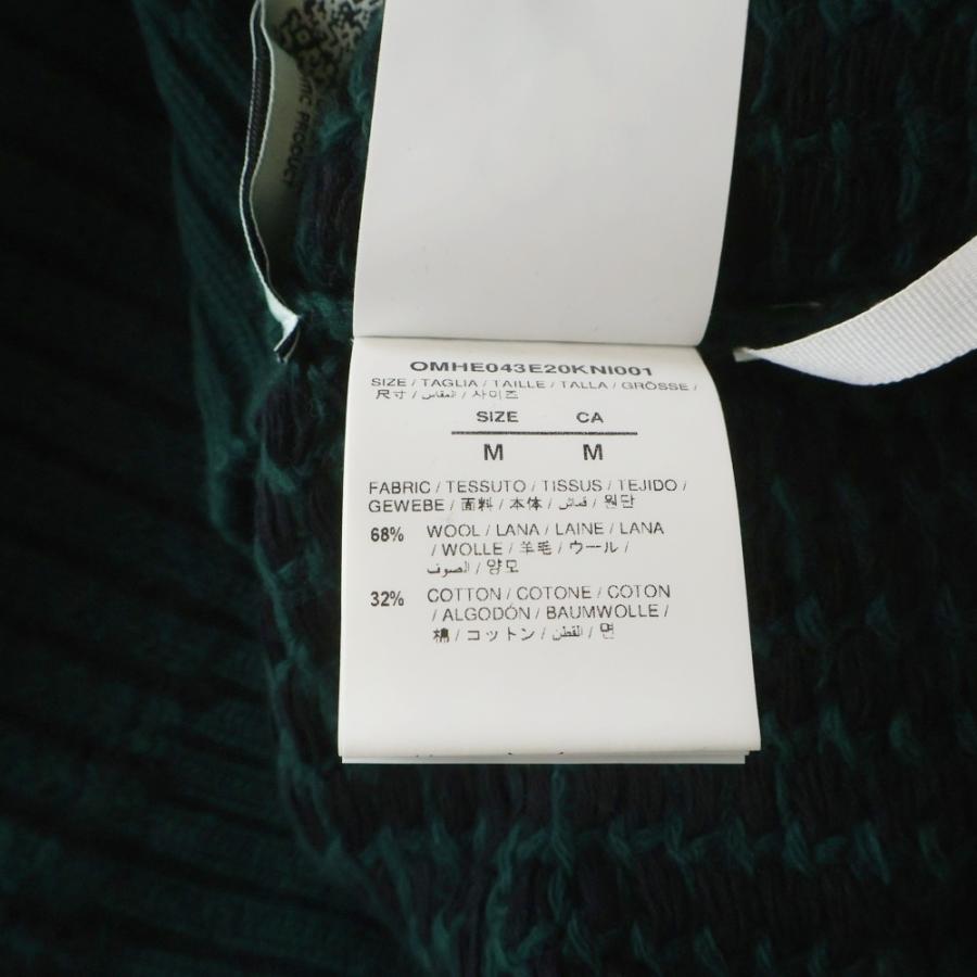OFF-WHITE オフホワイト 20AW Cable Knit Sweater クルーネック 