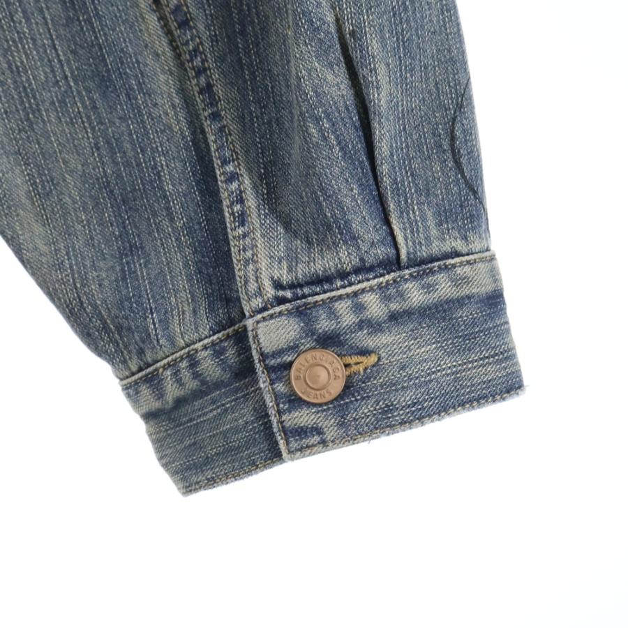BALENCIAGA（バレンシアガ） Distressed Graffiti Decoration Denim