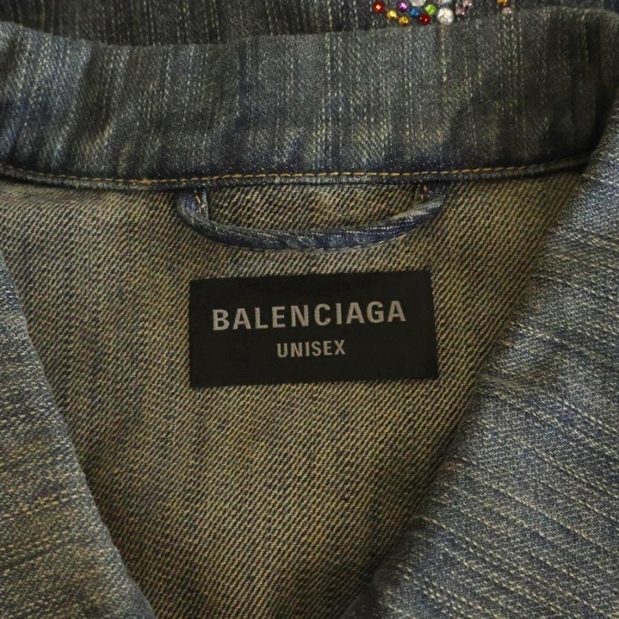 BALENCIAGA（バレンシアガ） Distressed Graffiti Decoration Denim