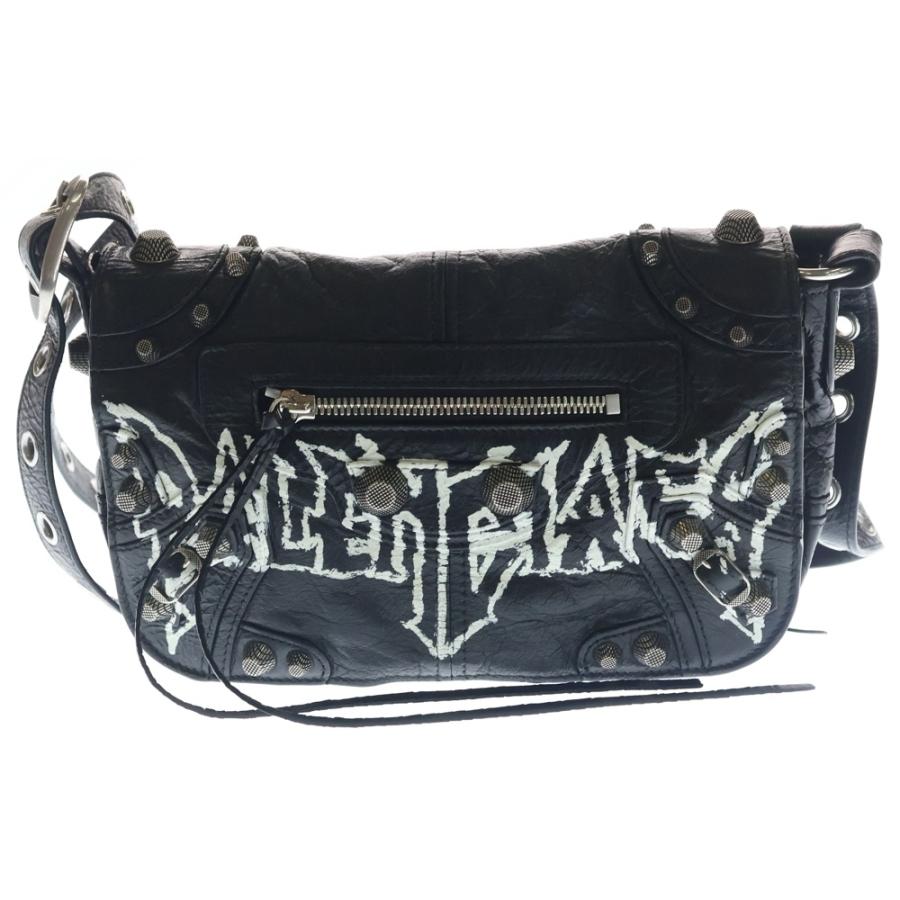 BALENCIAGA バレンシアガ LE CAGOLE XS DIY L 719082 メタルロゴ ルカゴール ショルダーバッグ ブラック BALENCIAGA（バレンシアガ） LE CAGOLE XS DIY METAL 719082