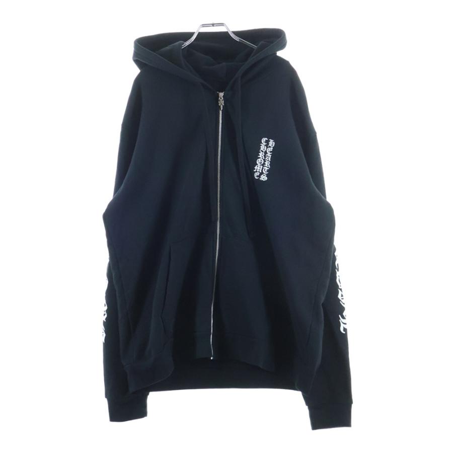 CHROME HEARTS（クロムハーツ） SWTSHRT HD ZIP アームロゴ ジップ