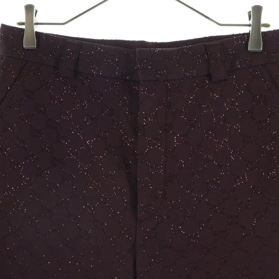 GUCCI（グッチ） Crystal GG Canvas Shorts ラインストーン装飾 GG