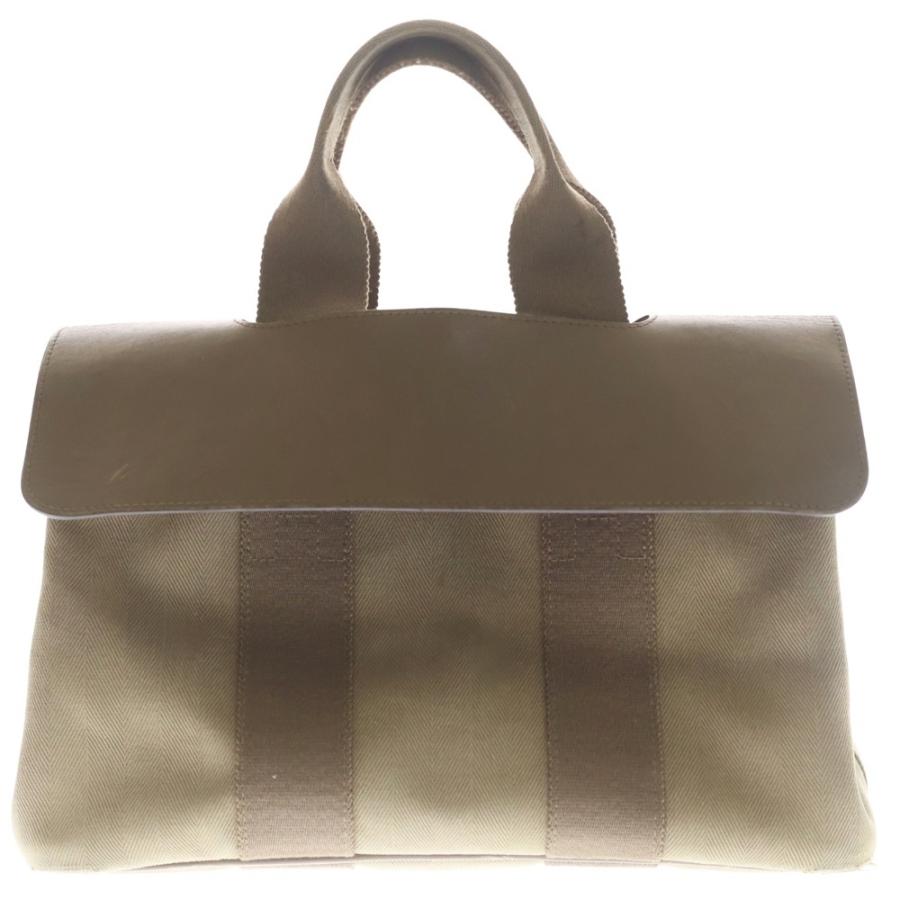 HERMES（エルメス） ヴァルパライソPM キャンバス/レザー ハンドバッグ 