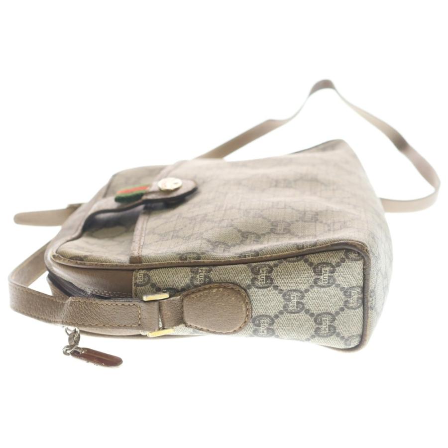 格安 定番 GUCCI グッチ GGスプリーム ショルダー ベージュ系 GUCCI（グッチ） VINTAGE GGスプリーム ショルダーバッグ ベージュ
