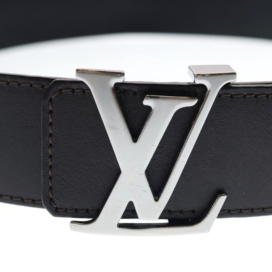 美品✨　ルイヴィトン サンチュール モノグラム　ブラック　LVイニシャル　ベルト LOUIS VUITTON（ルイ・ヴィトン） サンチュール LVイニシャル