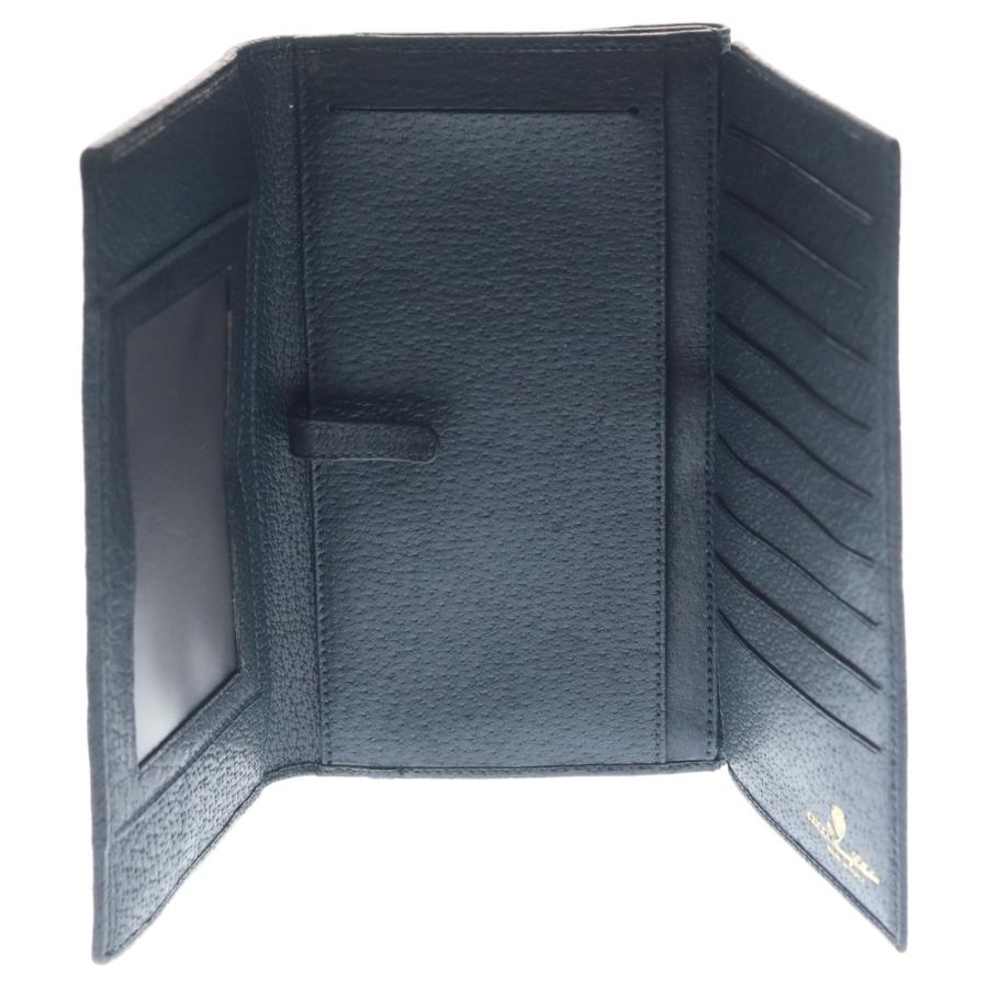 GUCCI グッチ VINTAGE Wallet ヴィンテージ シェリーライン ロングウォレット 長財布 ネイビー GUCCI（グッチ） VINTAGE Wallet ヴィンテージ シェリーライン ロング